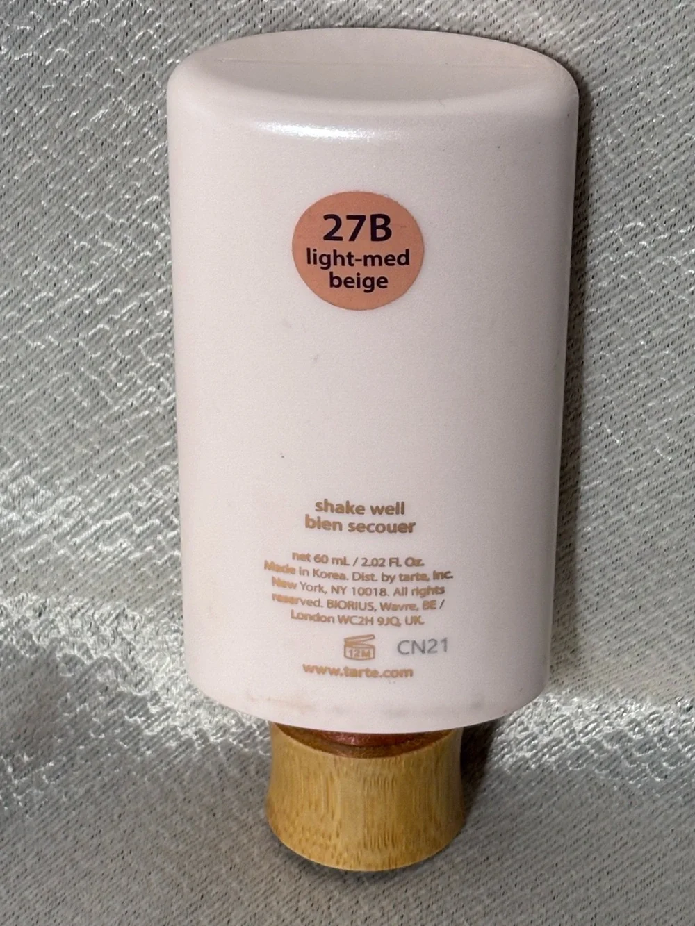 Tarte Cosmetics - Timeless Hydrating Foundation - Shade 27B, Light-Medium Beige